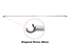 1.9m – 2.2m Narrow Aluminium Mobile Scaffold Base Tower with 2 Outriggers