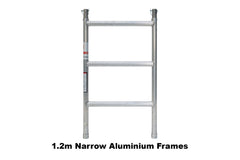 2.7m – 3.0m Narrow Aluminium Mobile Scaffold Base Tower with 2 Outriggers