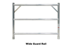 3.9m - 4.2m Wide Aluminium Mobile Scaffold Base Tower with 2 Outriggers