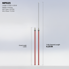 Citizen Aluminium Prop (4.30M - 6.25M) – Maximum Height, Maximum Strength