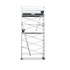 5.1m – 5.4m Narrow Aluminium Mobile Scaffold Base Tower with Kickboards