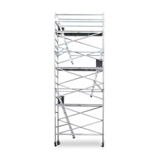 6.3m - 6.6m Narrow Aluminium Mobile Scaffold Base Tower