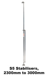 6.3m - 6.6m Wide Aluminium Mobile Scaffold Base Tower