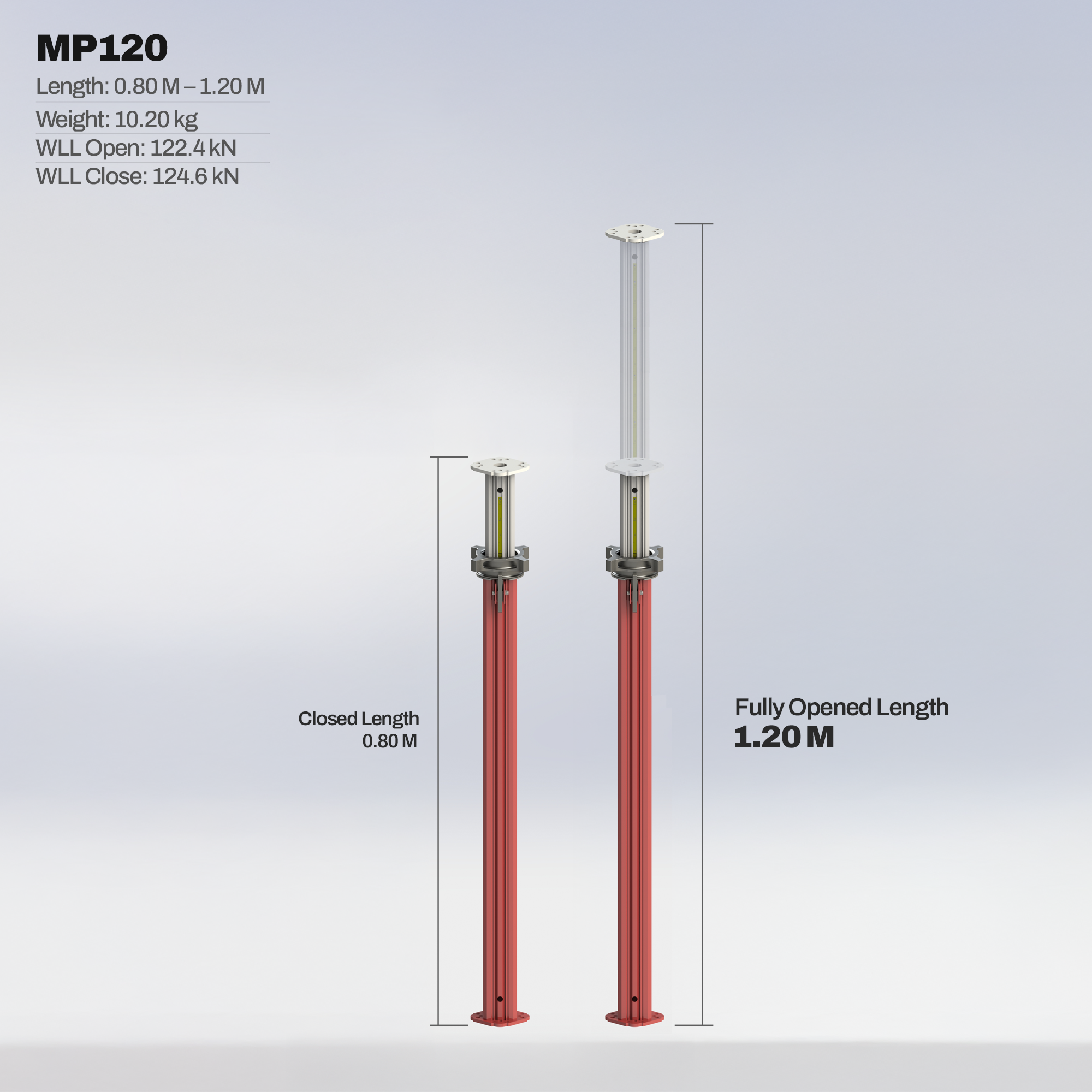 Citizen Aluminium Prop 0.80M-1.20M – Lightweight & High Strength