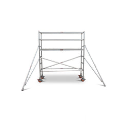 1.9m – 2.2m Narrow Aluminium Mobile Scaffold Base Tower with 4 Outriggers