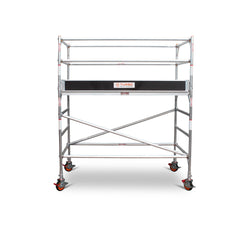 1.9m – 2.2m Wide Aluminium Mobile Scaffold Base Tower with Kickboards