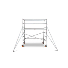 1.9m – 2.2m Wide Aluminium Mobile Scaffold Base Tower with 4 Outriggers