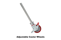 2.7m – 3.0m Narrow Aluminium Mobile Scaffold Base Tower with 2 Outriggers