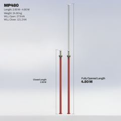 Citizen Aluminium Prop (2.60M - 4.80M) – Heavy-Duty & Versatile Support