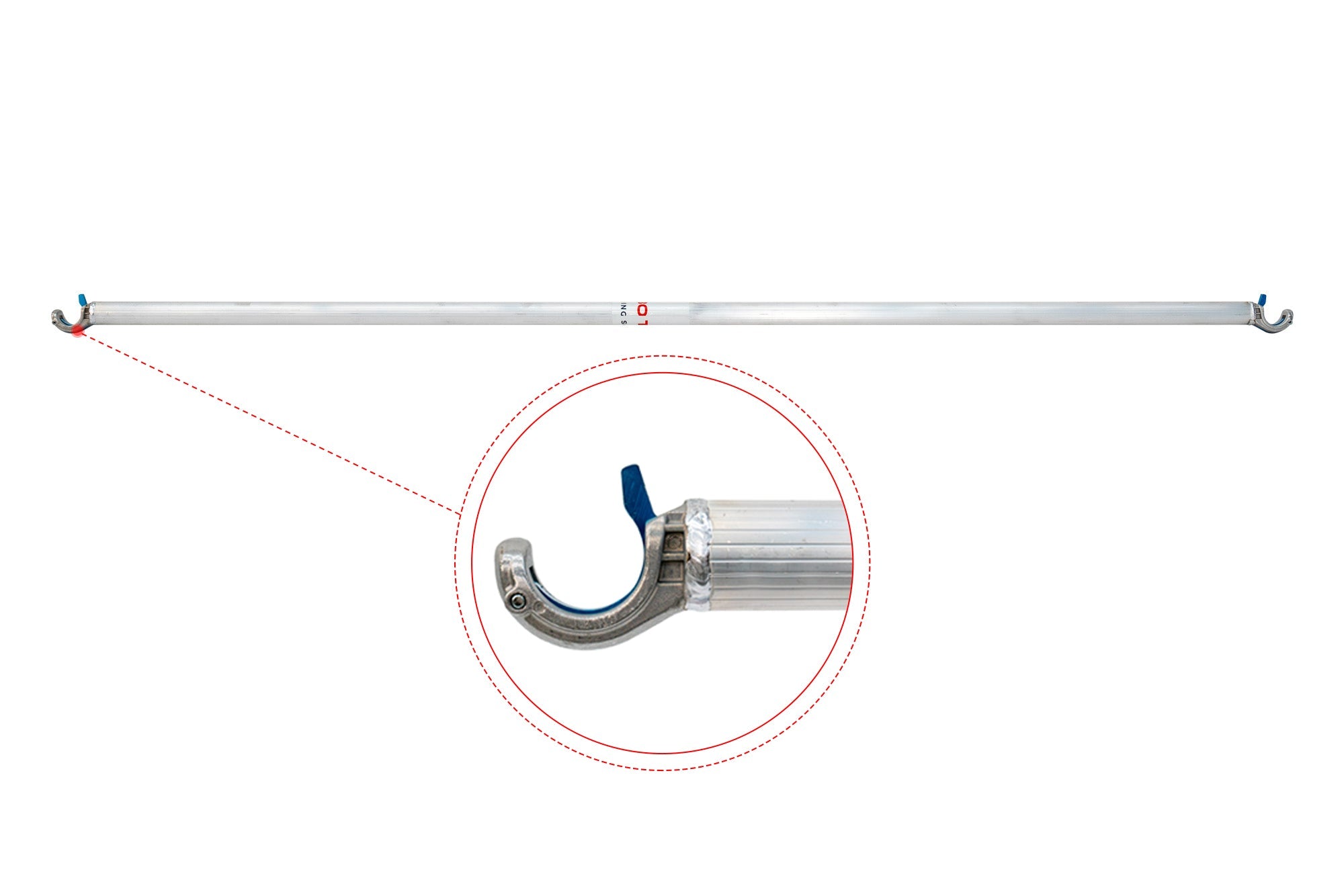 4.3m - 4.6m Narrow Aluminium Mobile Scaffold Base Tower with Kickboards