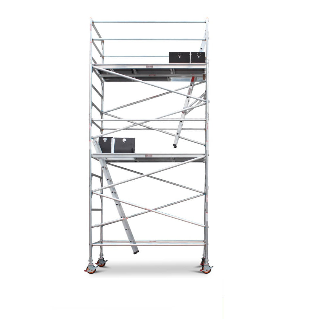 4.7m – 5.0m Wide Aluminium Mobile Scaffold Base Tower
