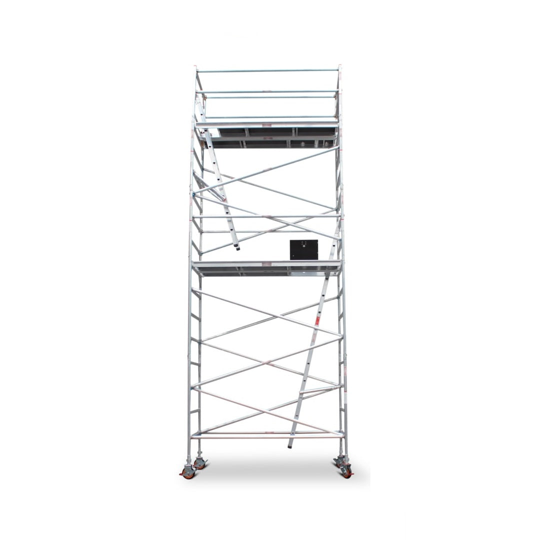 5.9m - 6.2m Wide Aluminium Mobile Scaffold Base Tower