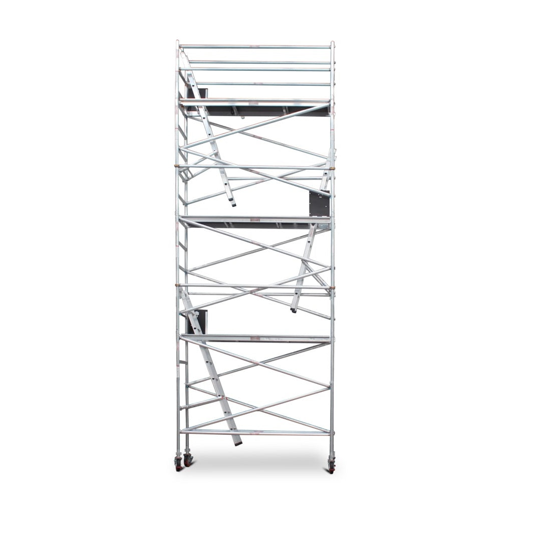 6.3m - 6.6m Narrow Aluminium Mobile Scaffold Base Tower