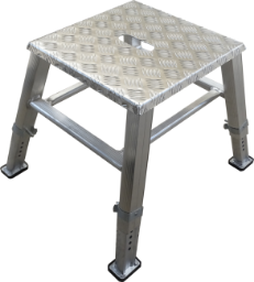Aluminium Fixed and Adjustable Step Up Stools